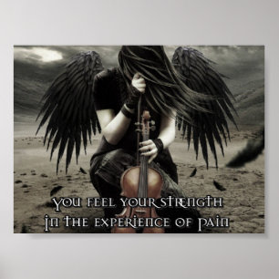 Poster Vous trouvez votre force dans l'expérience de la