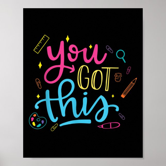 Poster Vous Y Arrivez Journee De Test Motivation Professe (Devant)