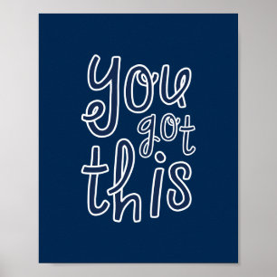 Poster Vous Y Arrivez, Motivation Mignonne
