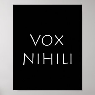Poster Vox nihili