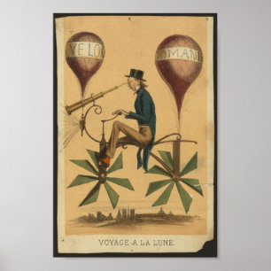 Poster Voyage à la lune