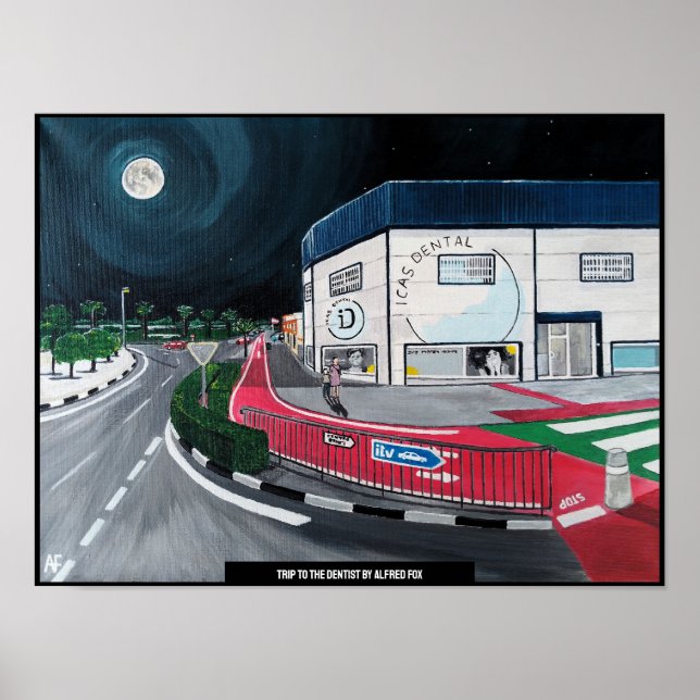 Poster Voyage à la peinture dentaire par Alfred Fox (Devant)