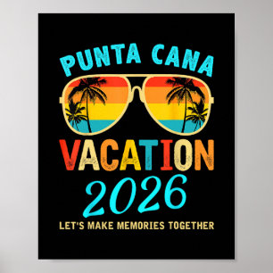 Poster Voyage à Punta Cana 2026 Vacances à la plage Vacan