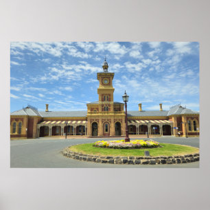 Poster Voyage à travers le temps à la gare d'Albury