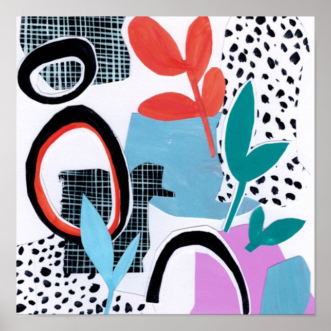 Poster Voyage Abstrait (Devant)