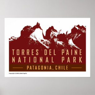 Poster VOYAGE - Chili-Torres del Paine