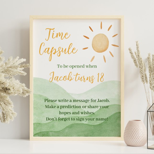 Poster Voyage d'abord autour du soleil Anniversaire (Créateur téléchargé)