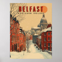 Voyage de Belfast vintage Winter