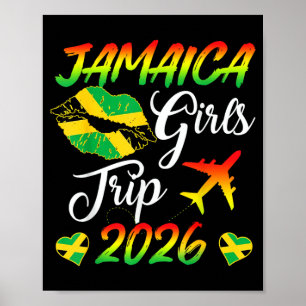 Poster Voyage de filles en Jamaïque 2026 Vacances d'été e