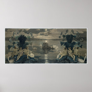 Poster Voyage de la mer d'Arion, 1809