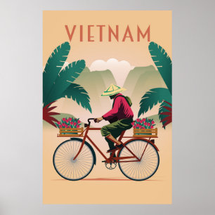Poster Voyage de l'affiche de voyage du Vietnam