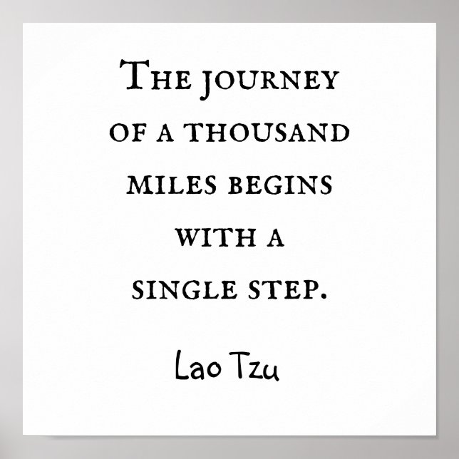 Poster Voyage de mille marches (Devant)