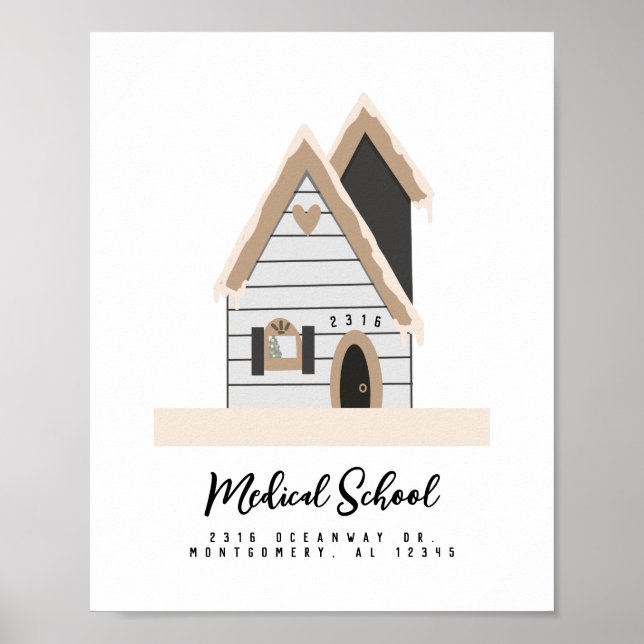 Poster Voyage d'entraînement Médicale sur mesure (Devant)