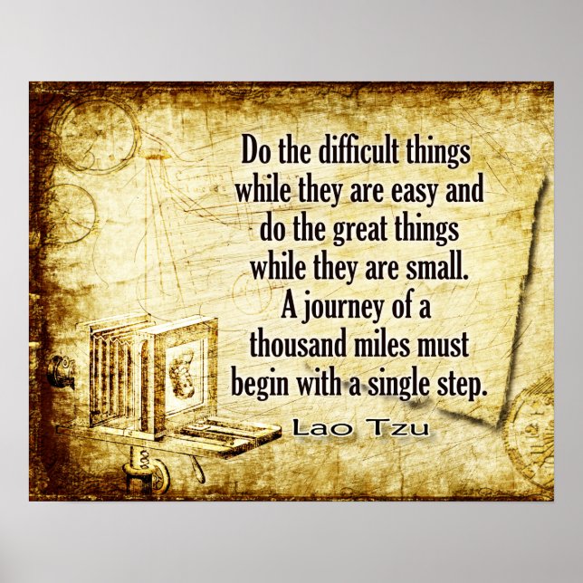 Poster Voyage D'Un Mille Miles (Devant)