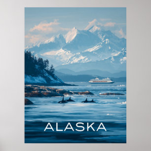 Poster Voyage en Alaska
