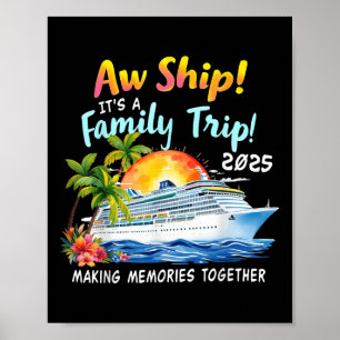 Poster Voyage En Famille 2025 Correspondant Cru Familial