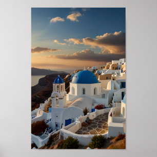 Poster Voyage en Grèce pittoresque