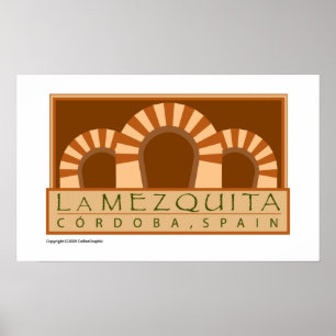 Poster VOYAGE Espagne-Cordoue