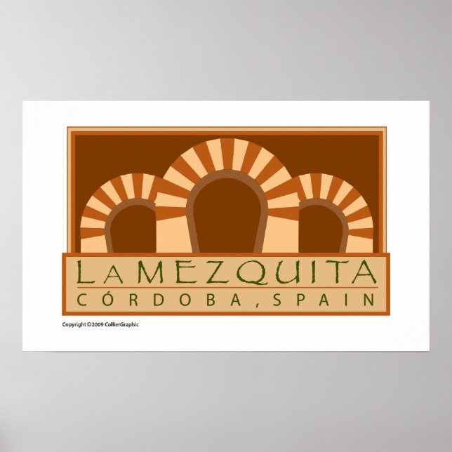 Poster VOYAGE Espagne-Cordoue (Devant)