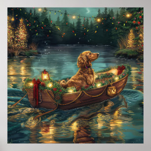 Poster Voyage festif de Noël de la livre afghane