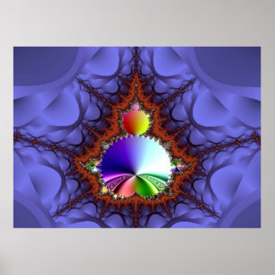 Poster Voyage fractal