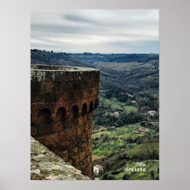 Poster Voyage | Italie - Campagne Orvieto Ombrie