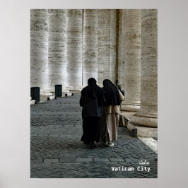 Poster Voyage | Italie — Cité du Vatican, Carré de St. Pe