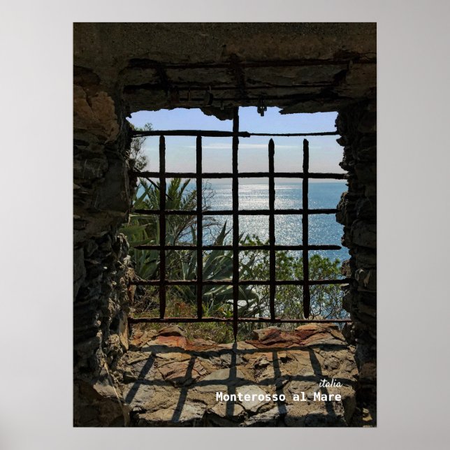 Poster Voyage | Italie - Monterosso al Mare, Mer Ligure (Devant)
