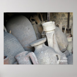 Poster Voyage | Italie - Pompeii Amphorae