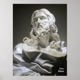Poster Voyage | Italie - Rome, sculpture du Bernin Jésus