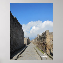 Poster Voyage | Italie - Rue Pompéi