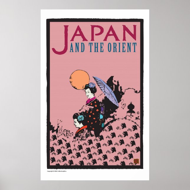 Poster VOYAGE-Japon-Orient (Devant)