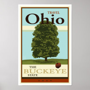 Poster Voyage Ohio
