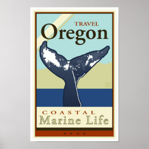 Poster Voyage Oregon