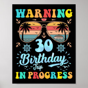 Poster Voyage pour les 30 ans d'anniversaire en cours Drô