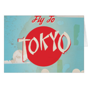 Poster Voyage Retro vintage pour Tokyo