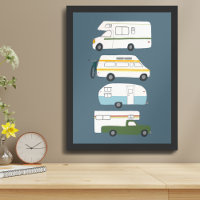 VOYAGE ROUTIER ! Campervan vanlife RV Trailer bleu