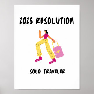 Poster Voyage soumission 2025 Résolution Solo voyageur Po