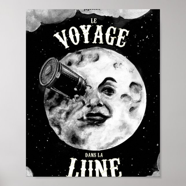 Poster Voyage sur la Lune (Le Voyage dans la Lune) (Devant)
