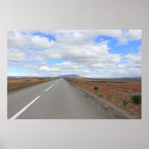 Poster Voyage sur route