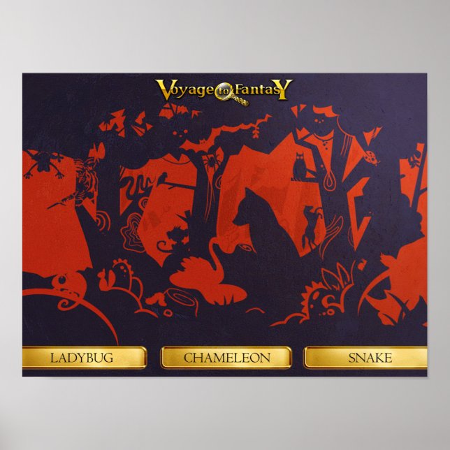 Poster Voyage to Fantasy - Shadow Theater, Forest (Vorne)