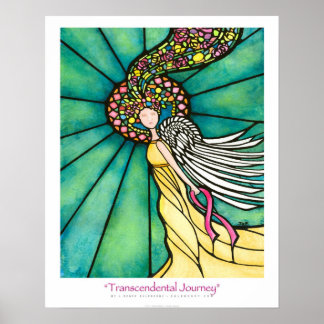 Poster "Voyage transcendantal" Art Ekleberry au ruban ros