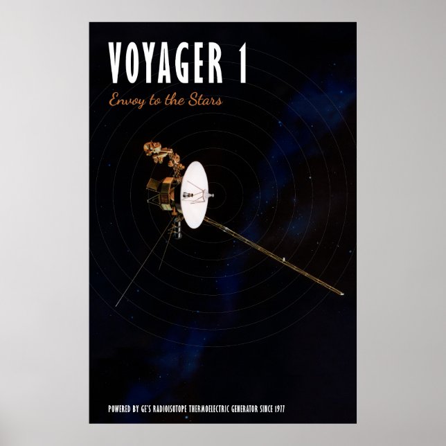 Poster Voyager 1 - Envoyé aux étoiles (Devant)