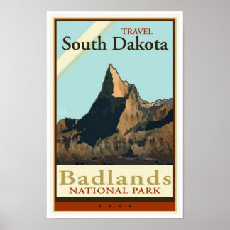 Poster Voyager dans le Dakota du Sud