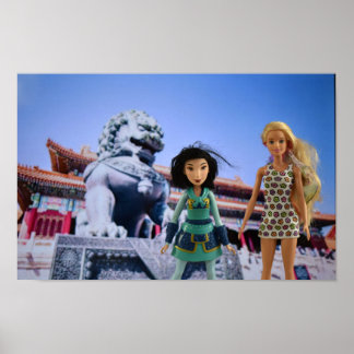 Poster Voyager dans le monde. Chine.