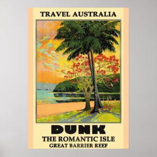 Poster Voyagez en Australie, Dunk Island,