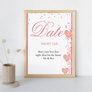 Poster Voyant de Fête des mariées de la Saint-Valentin