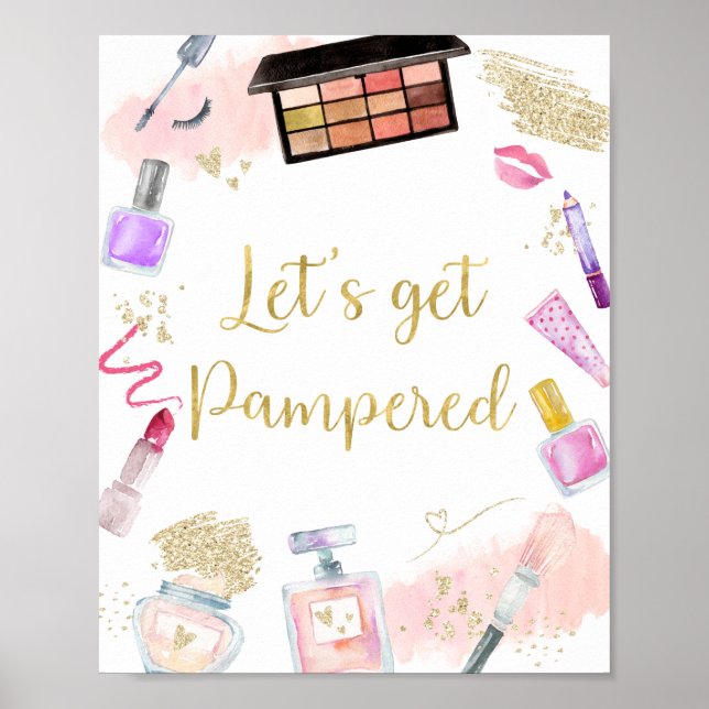 Poster Voyons se faire dorloter Glitz & Glam Spa Signal d (Devant)