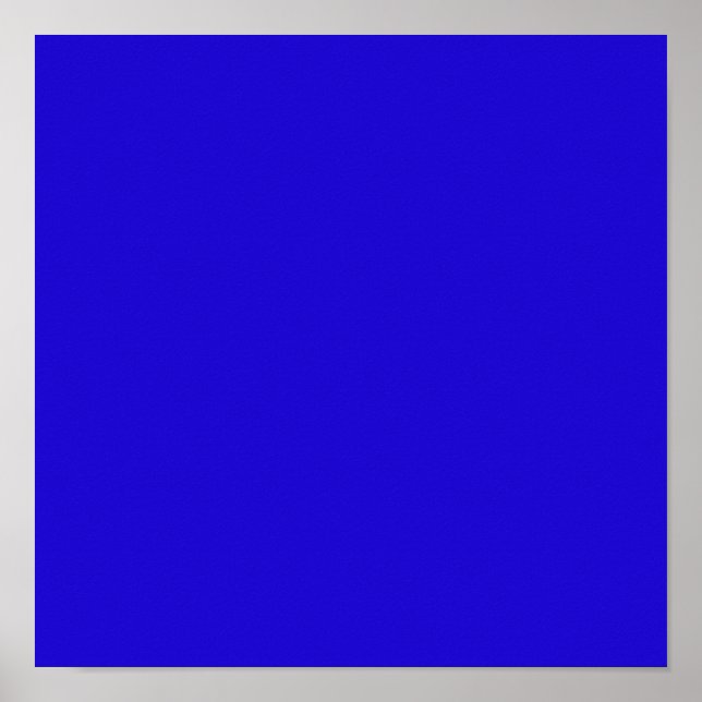 Poster Vraiment bleu (Devant)