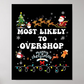 Poster Vraisemblablement Overshop Shopping Famille Crew N